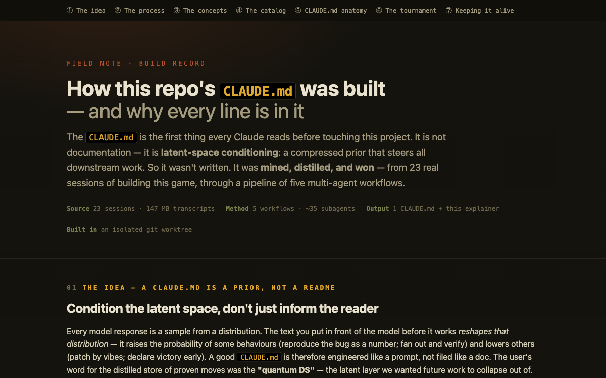 The CLAUDE.md build explainer